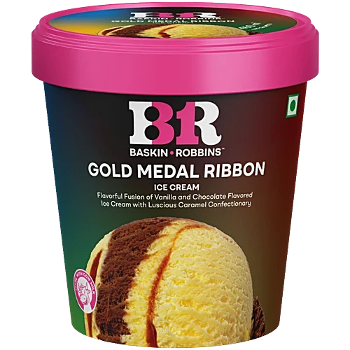 Baskin & Robin Gold Medal Ribbon Divine Tub 450mL MRP 1235