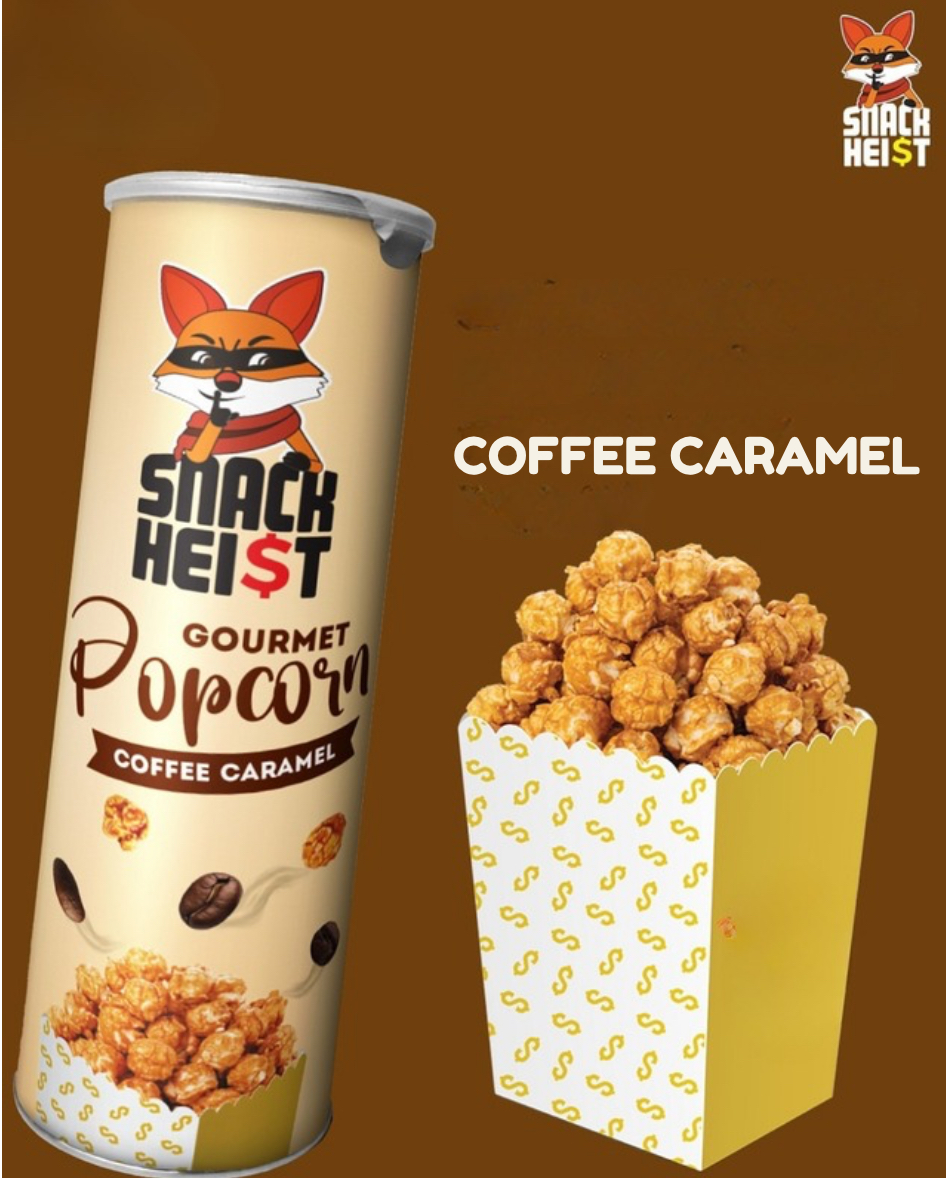 Snackheist Gourmet Popcorn Coffee Caramel Flavor MRP 240