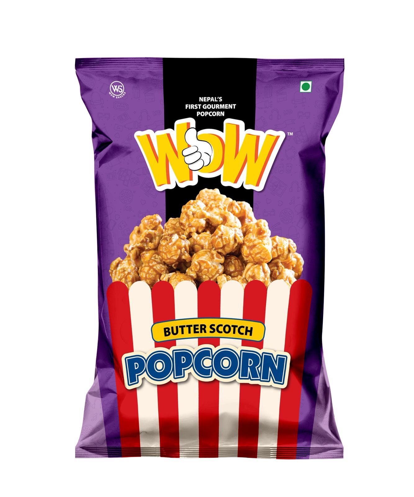 Wow Butter Scotch Gourment Popcorn Family Pack MRP 350