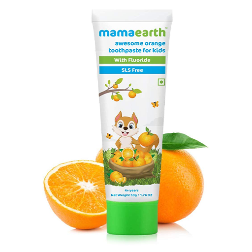Mama Earth Sulfate Free Awesome Orange Tooth Paste  MRP 238.4