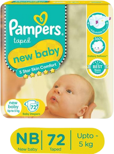 Pampers Baby Diapers Baby Diapers 72pcs MRP 1918