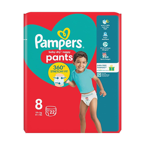 Pampers Pants 22'S Baby Diapers  MRP 2238