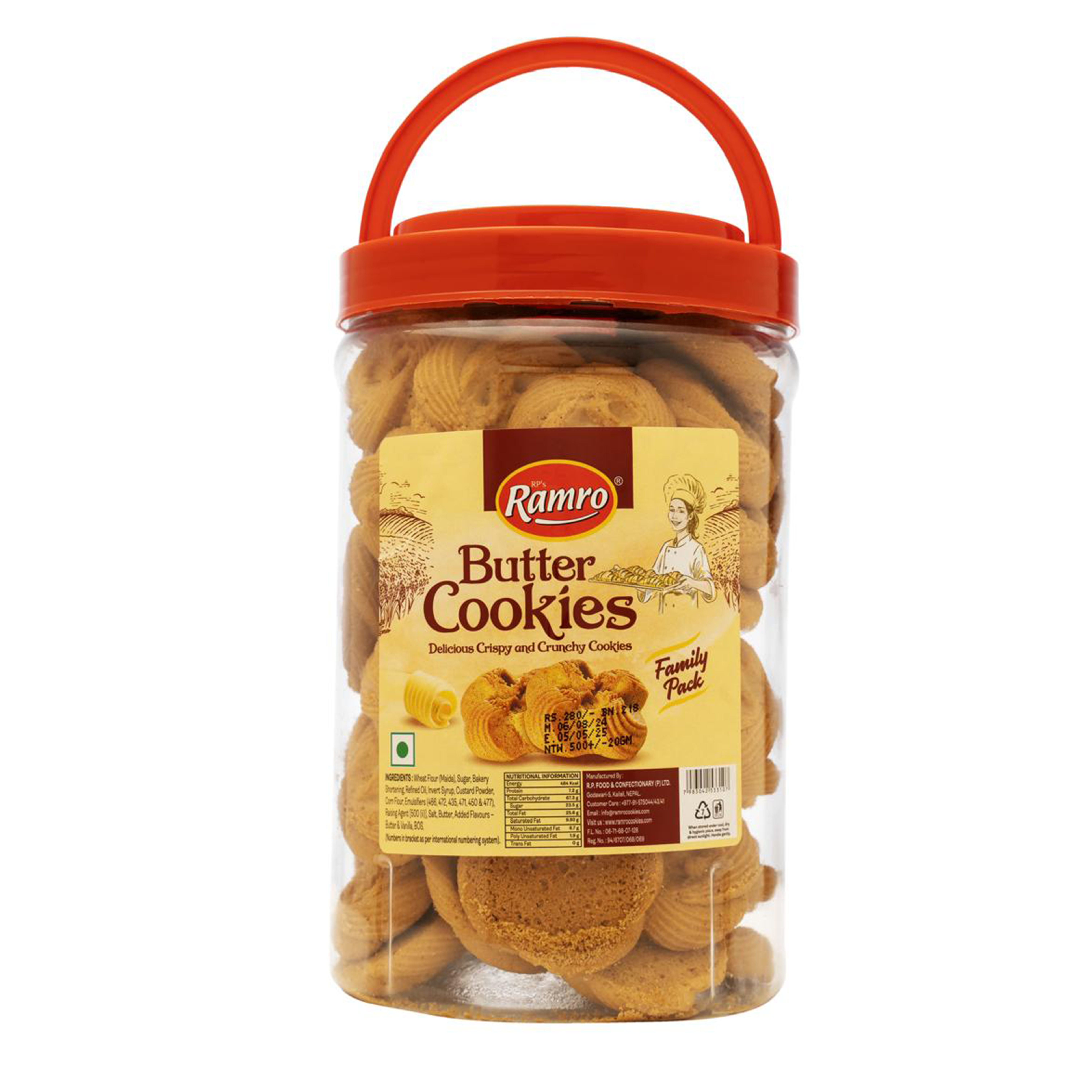 Ramro Jar Butter Cookies 550g MRP 280