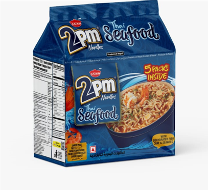2 PM Thai Sea Food Pack of 5 Noodles 500 g MRP 250