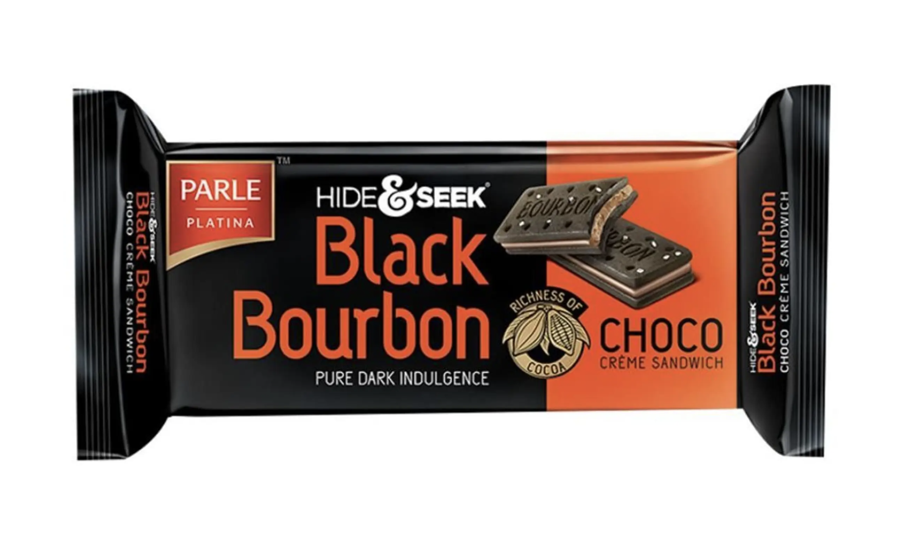 Parle Hide & Seek Black-Bourbon Biscuits 200g MRP 65
