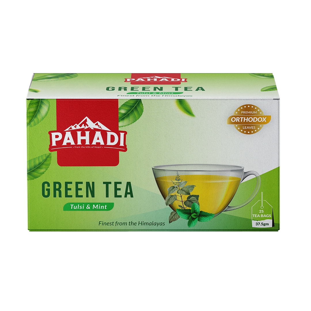 Pahadi Tulsi & Mints Green Tea 37.5g MRP 210