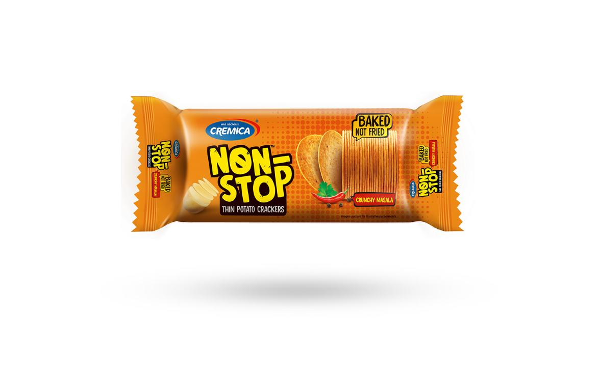 Cremica Non-Stop Potato Crackers 75g MRP 60