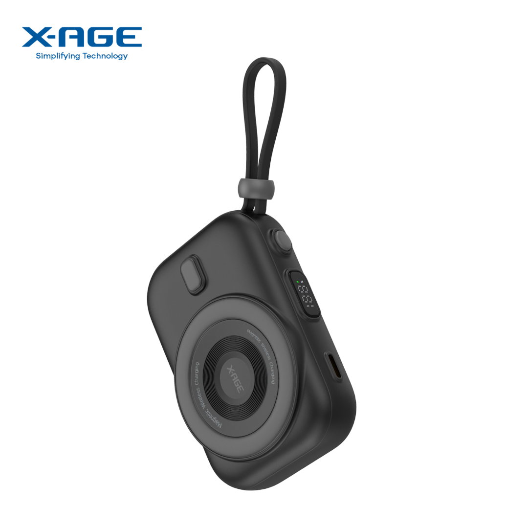 X-Age ConvE Wireless 10000(XPB11) Black Power Bank 1Pcs MRP 5000