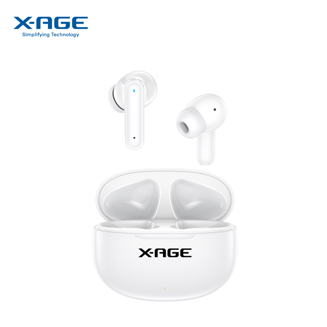 X-Age XTW03 - White Earbuds 1Pcs MRP 2500