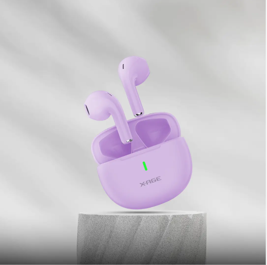 X-Age ConvE Buds 13 Wireless (XEB01)-Lavendr Earbuds 1Pcs MRP 2200