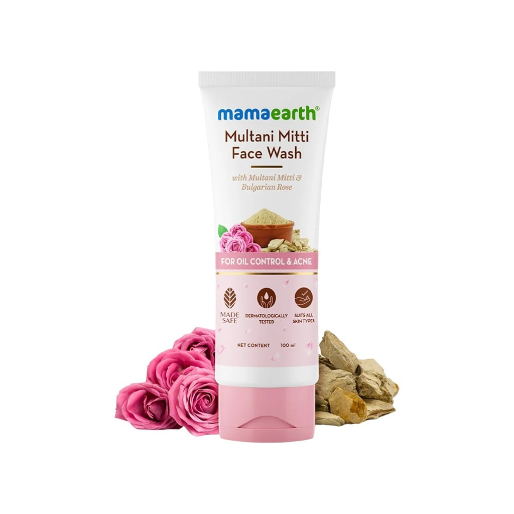 Mama Earth Multani Mitti Face Wash 100mL MRP 430.4