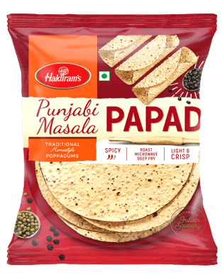 Haldiram Panjabi Papad 340gm X 40Pcs MRP 230