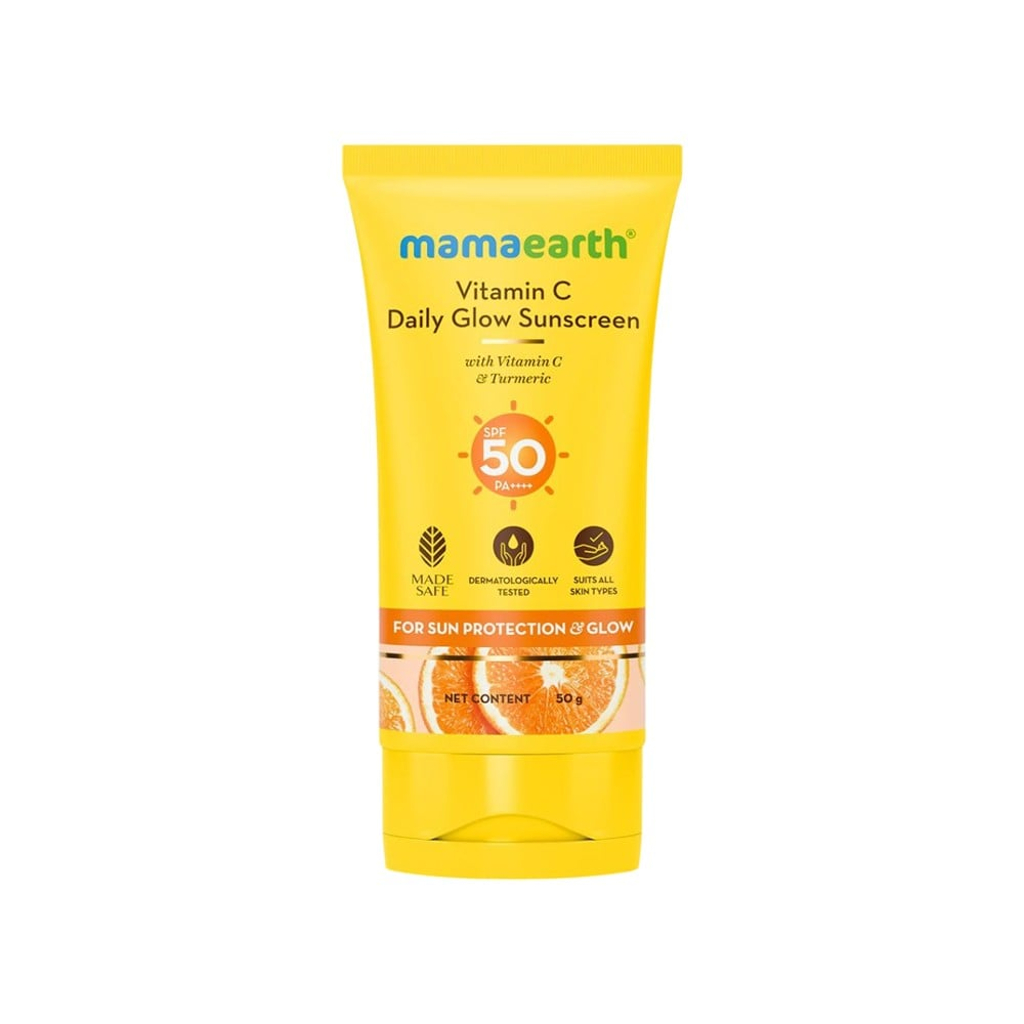 Mama Earth Vitamin C Daily Glow Sunscreen 80g MRP 798.4