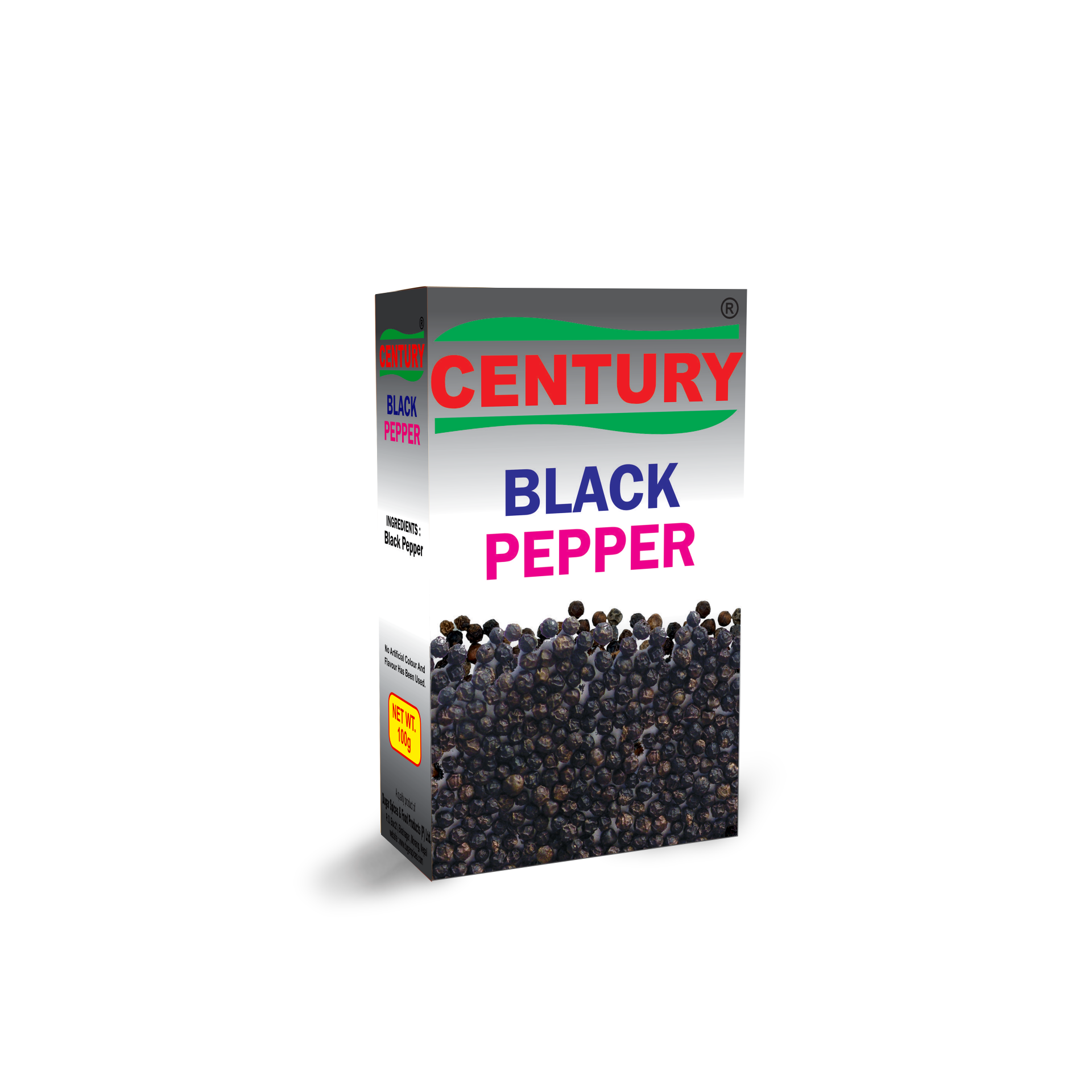 Century Black Pepper Powdered Spices 50g MRP 170
