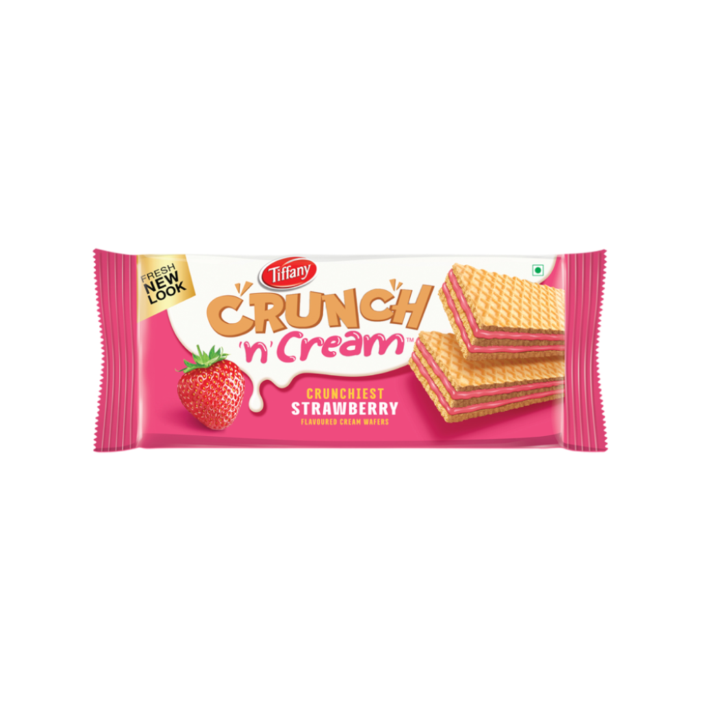 Tiffany Strawberry Cream Wafers 65 g MRP 145