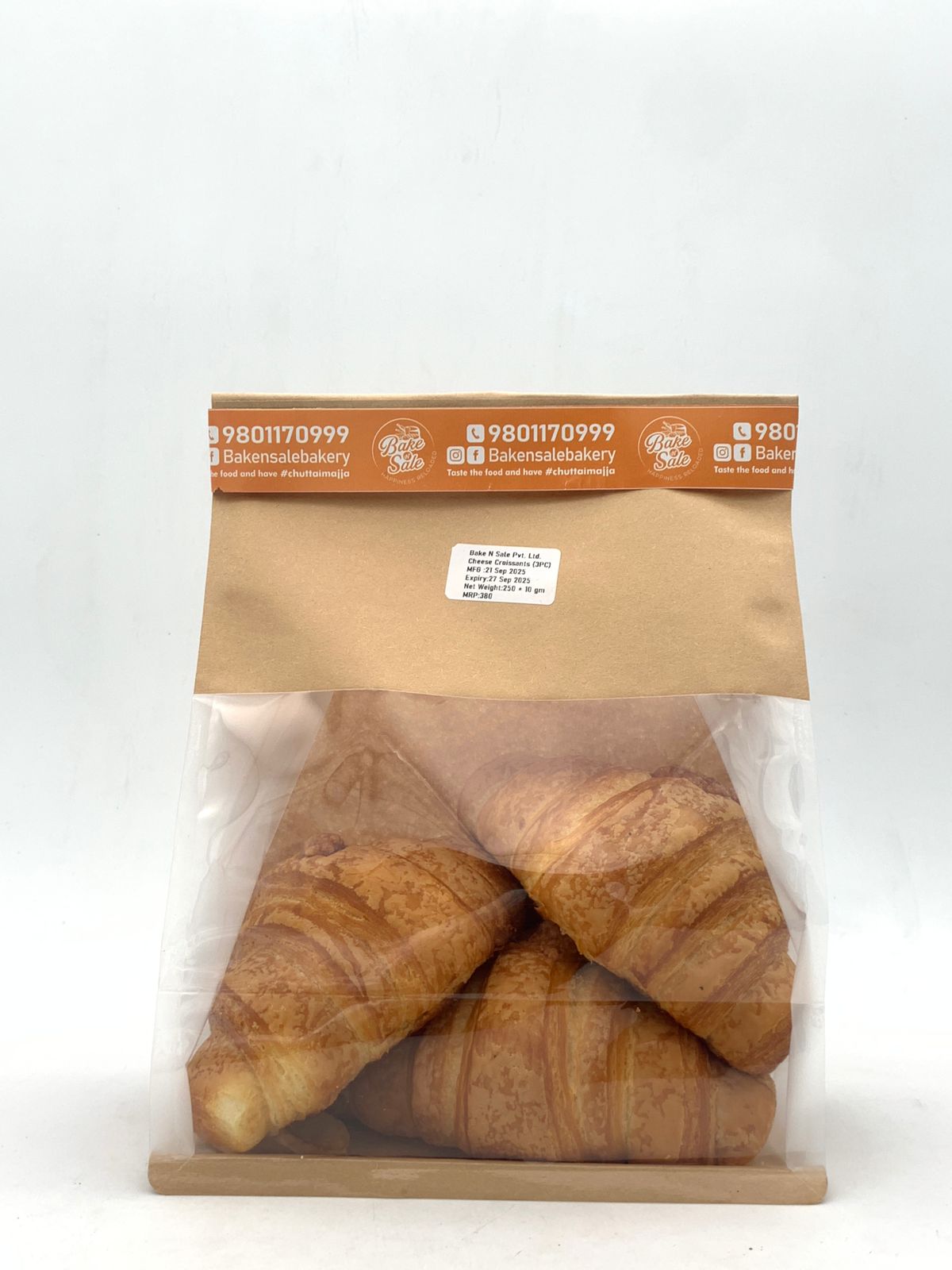 Bake N Sale Cheese Croissant 250g MRP 380