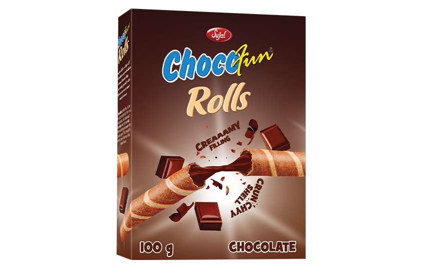 Chocofun Rolls (Box) Chocolate MRP 170