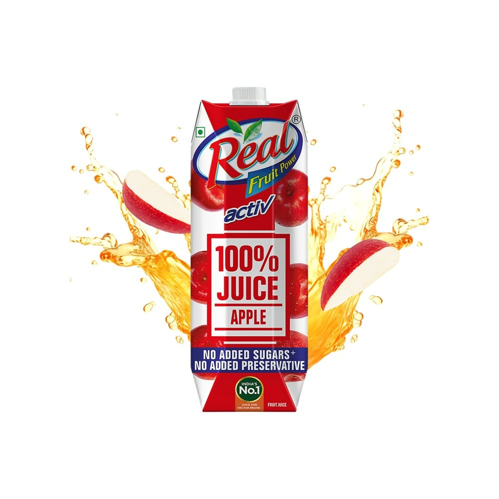 Real Active Apple Fruit Juice 1L MRP 325