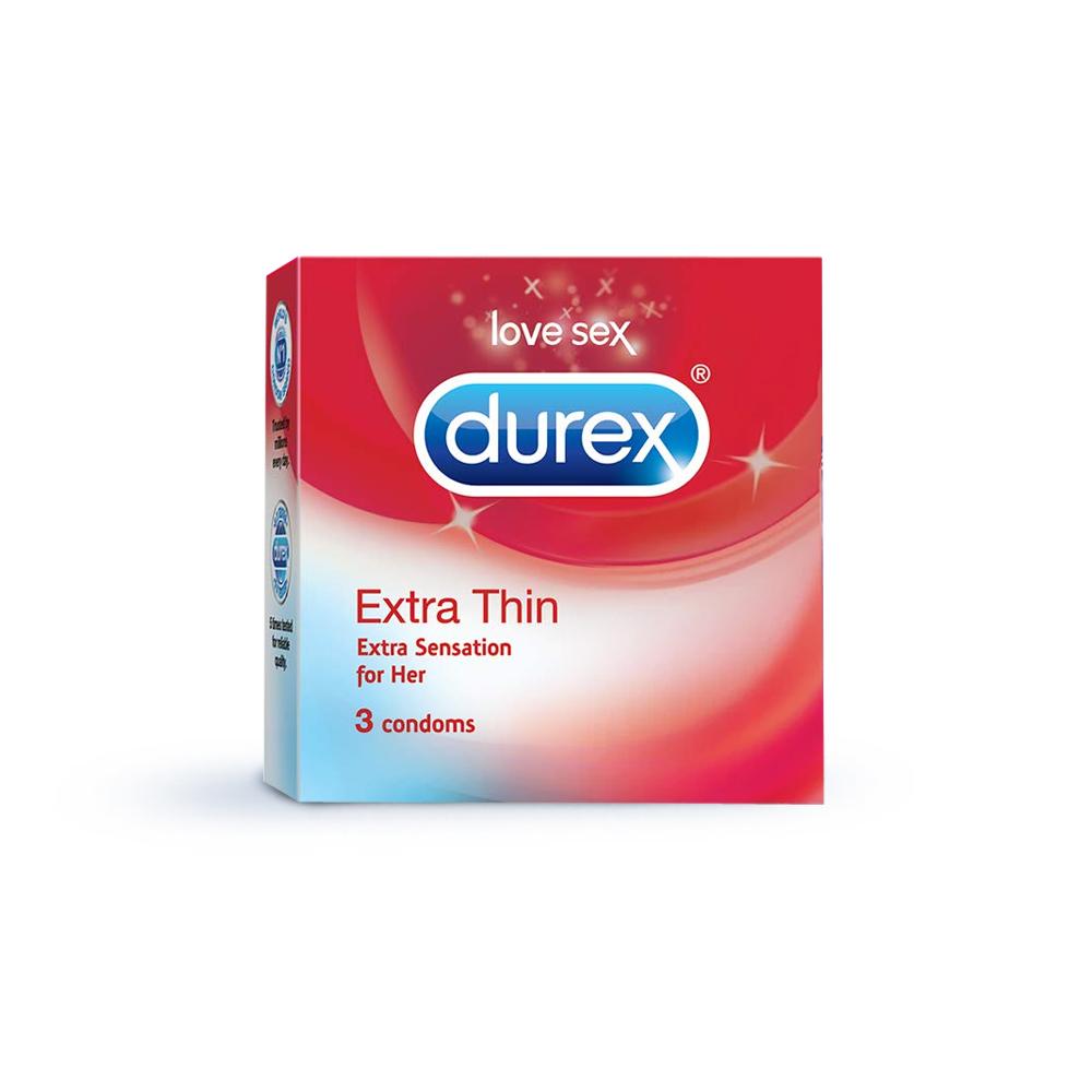 Durex Extra Thin Condoms  MRP 158.4