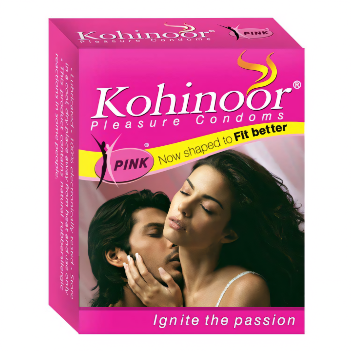 Kohinoor Pink Condom MRP 50