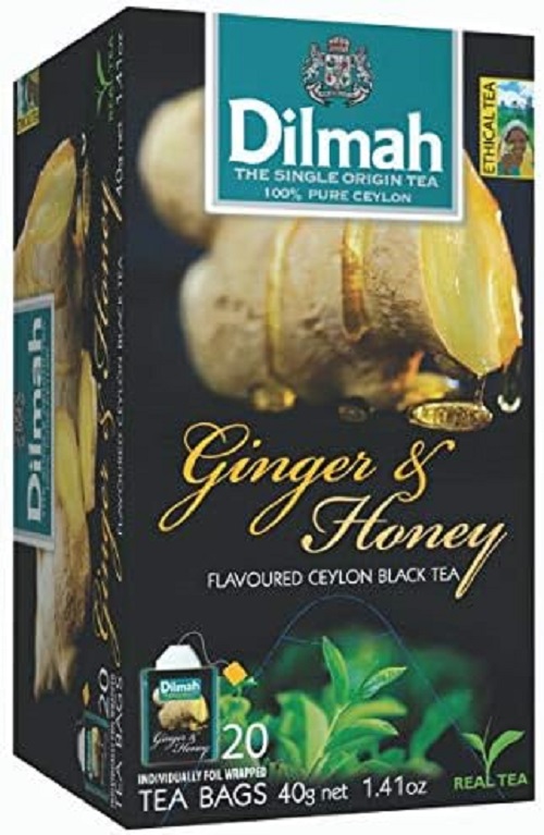 Dilmah Ginger & Honey Flavoured Tea Bags MRP 295