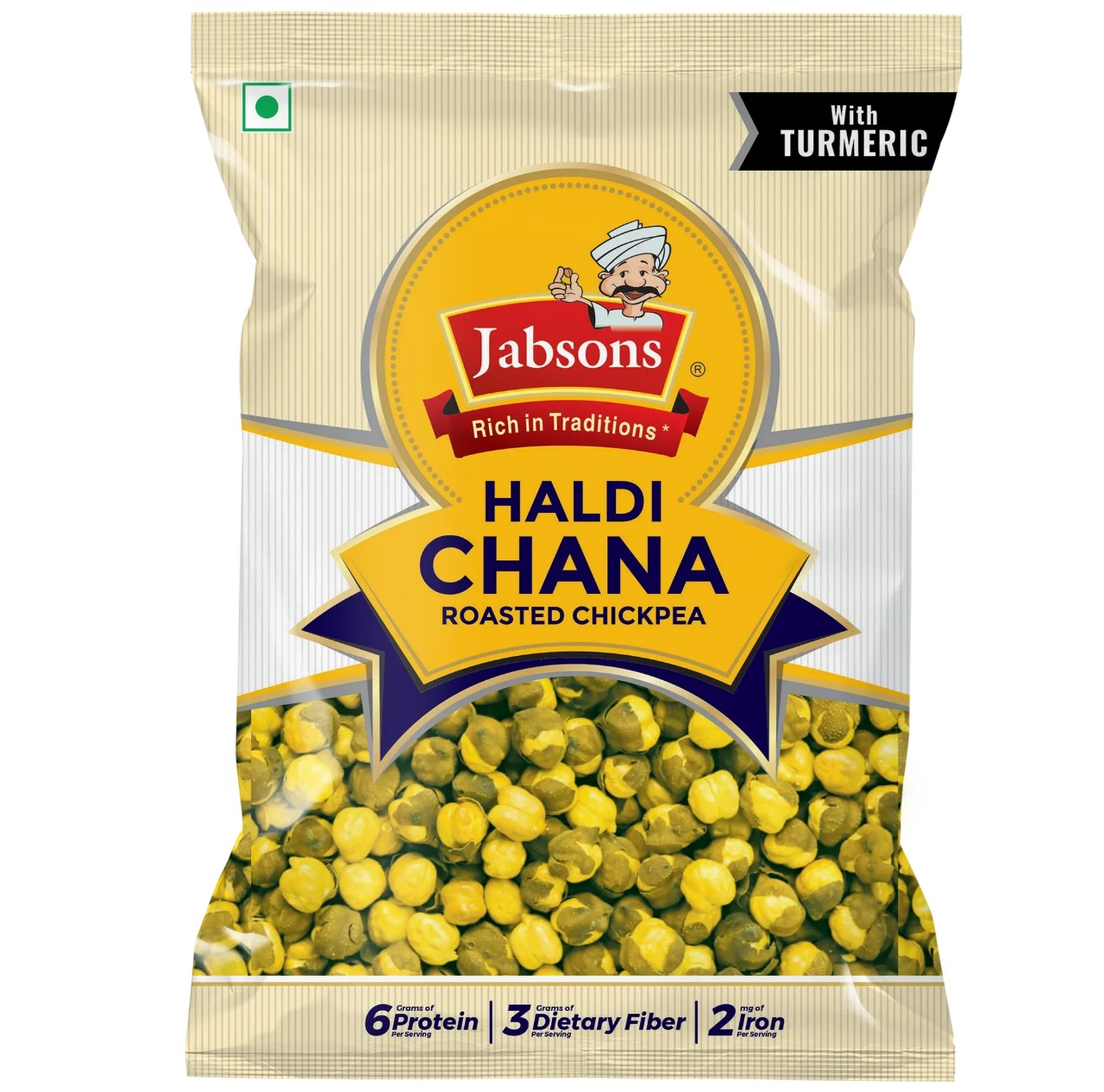 Jabsons Foods Roasted Chana Haldi 200g MRP 270