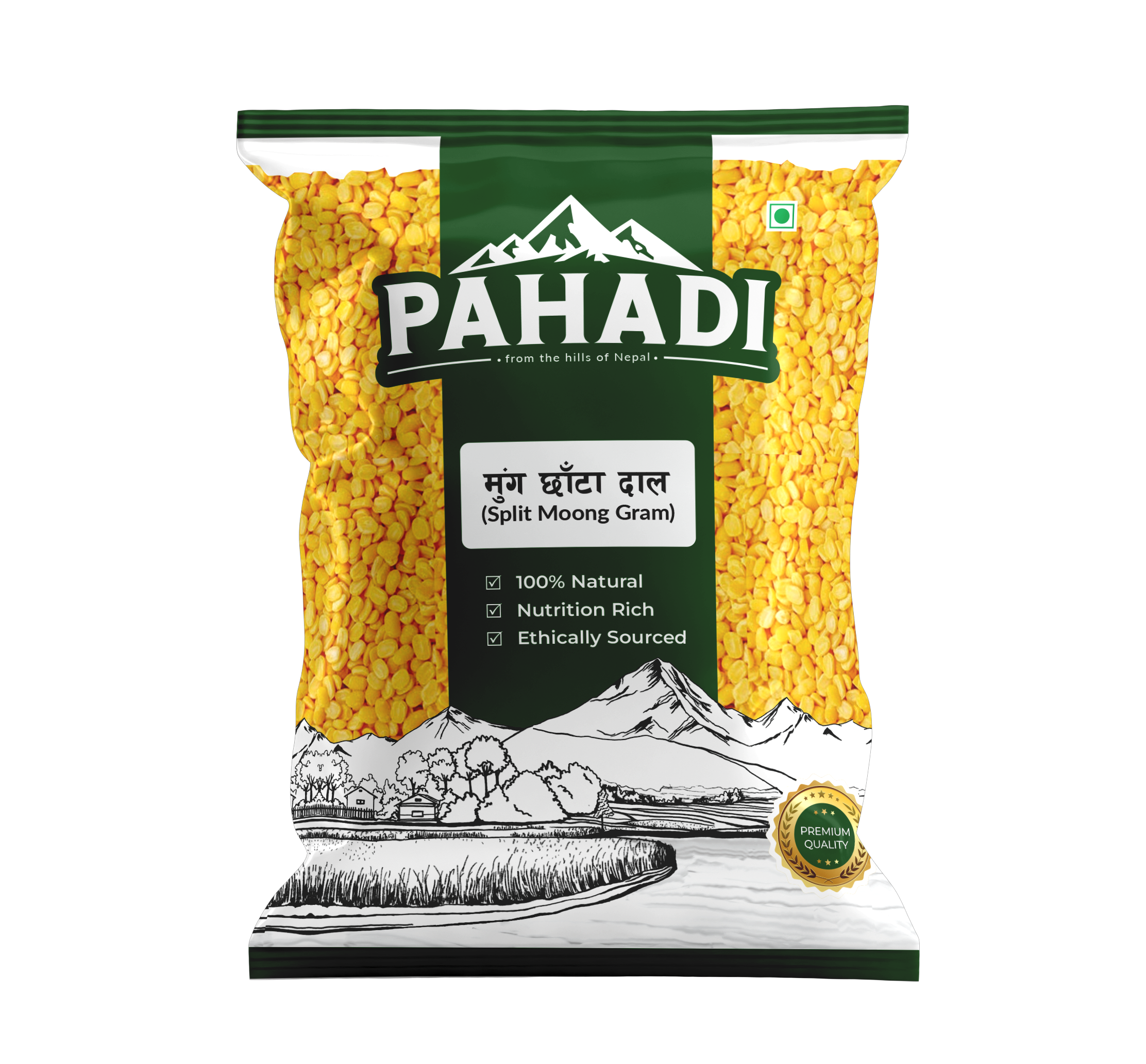 Pahadi Moong Daal 1000g MRP 375