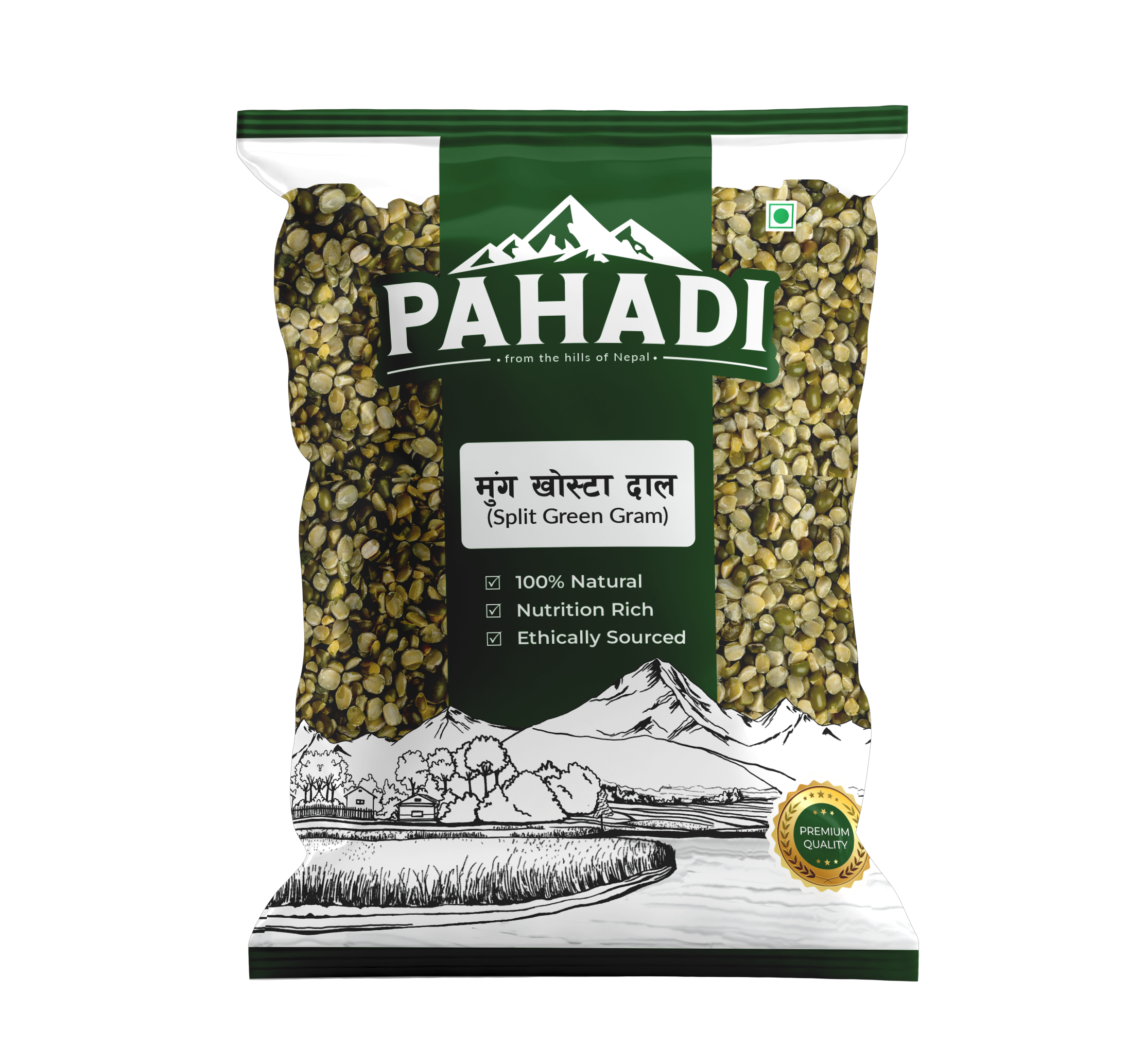 Pahadi Moong Khosta Daal 1000g MRP 285