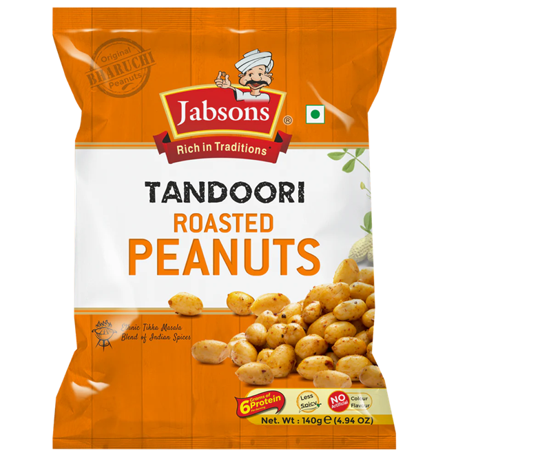 Jabsons Food Roasted Peanut Tandoori 140g  MRP 185 