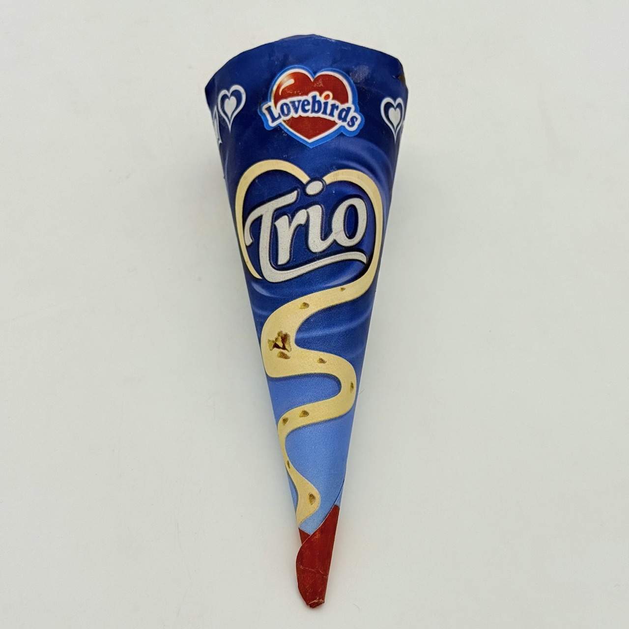 Lovebirds Trio Chocolate Icecream Cone 120 mL MRP 100