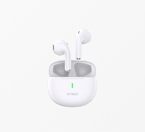 X-Age ConvE Buds Wireless Earbuds (XEB01)-White Earbuds 1Pcs MRP 2200