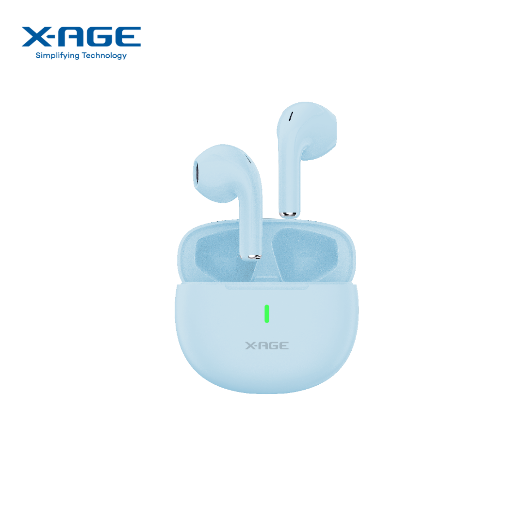 X-Age ConvE Buds 13 Wireless (XEB01)-Blue Earbuds 1Pcs MRP 2200